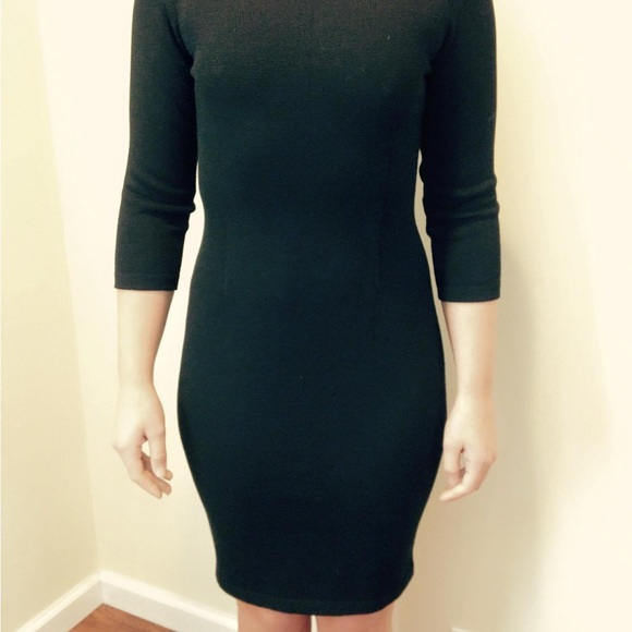 Black Knit Dress - Picture 9 of 11